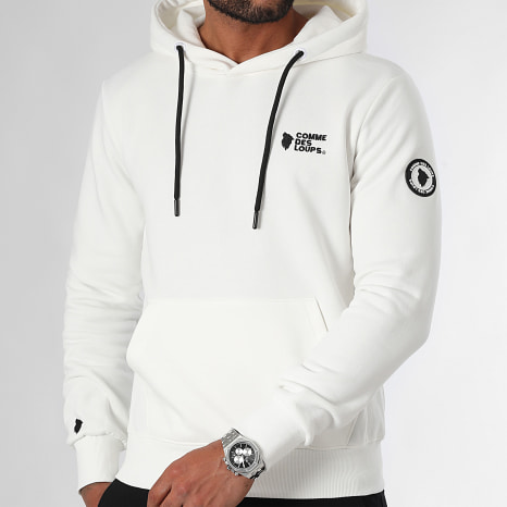 Comme Des Loups - Sweat Capuche Janeiro Blanc